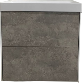 Тумба подвесная ПАЛЕРМО 60 (2ящ) Цемент под ум.Слим 60