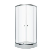 ТРИТОН Душевая кабина Хром 90*90*197 А,низ. подд,стекло ПРОЗРАЧНОЕ,профиль хром