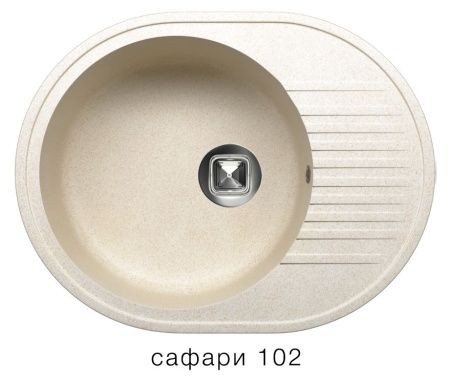Мойка TOLERO R-122 №102 (сафари) 57,5*45,5 см