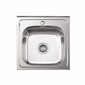 L 95050 Мойка накладная 50*50*18 ГЛЯНЕЦ,0,8мм