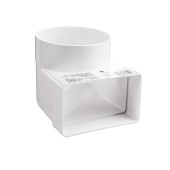 Колено соедин.переход РВС 110*55/100 град(521) Колено соедин.переход РВС 110*55/100 град(521)