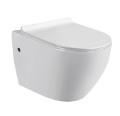 SOLE Унитаз подвесной PANDORA 2(безободковый,сидение дюропласт,микролифт)