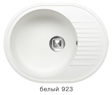 Мойка TOLERO R-122 №923 (белый) 57,5*45,5 см