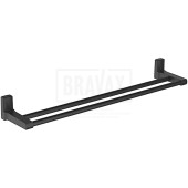 L 30309U Полотенцедержатель двойной 60 см, графит