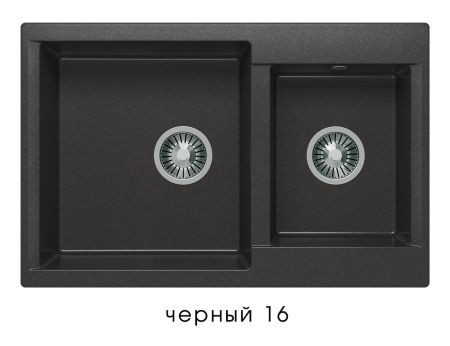 Мойка BRIG-772 №16 (Чёрный) 772*500 мм.