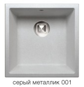 Мойка TOLERO R-128 №001 (серый металлик) 46*46 см Мойка TOLERO R-128 №001 (серый металлик) 46*46 см