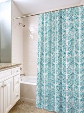 SAVOL Штора для ванной 004 барокко голубая SAVOL Штора для ванной 004 барокко голубая