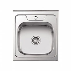 L 95060-6 Мойка накладная 50*60*18 ГЛЯНЕЦ,0,6мм