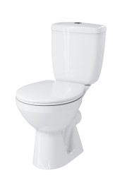 CERSANIT Унитаз-компакт МИТО Grey(косой выпуск,1-реж.слив,сидение ПП)