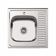 L 96060-L Мойка накладная 60*60*18 ГЛЯНЕЦ,0,8мм