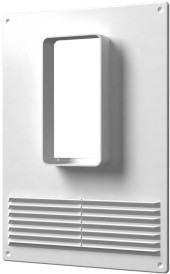 Площадка торцевая 200*240 для прямоуг.канала ВЕРТ С РЕШЕТКОЙ  110*55(ТППВР 511)