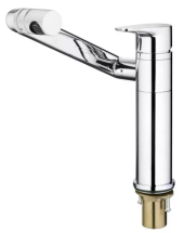 L1055-17 Смеситель для умывальника излив и аэратор вращ. 360 гр, хром L1055-17 Смеситель для умывальника излив и аэратор вращ. 360 гр, хром