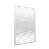 ТРИТОН Душевая дверь Слайд 120*185(4мм)Полосы