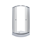 ТРИТОН Душевая кабина Альфа-Хром 90*90*202,низ.подд,стекло ПРОЗРАЧНОЕ,профиль хром