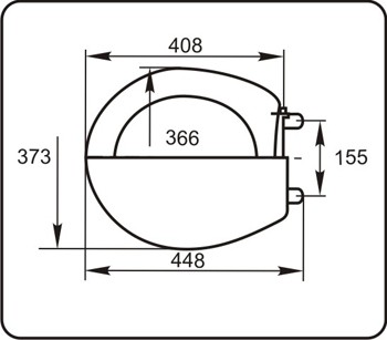 УКЛАД Сиденье для унитаза универсальное
