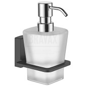 L 30327U Дозатор стеклянный настенный. графит