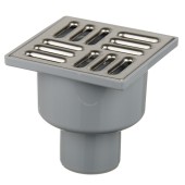 Трап BERGES 150*150 ВЕРТИКАЛЬНЫЙ Д50