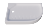 ТРИТОН Поддон акриловый 120*80 ЛЕВ низкий,полукруглый с сифоном