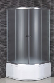 ДАНА Душевая кабина 521/11 90*90*195,мат.стекла,профиль хром,поддон 46см