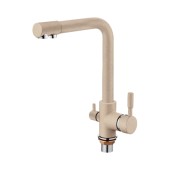 L4055К-3 Смеситель для кухни бежевый с фильтром