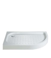 ДАНА Поддон акриловый 25К 120*80 ПРАВ,низкий,полукруглый с сифоном