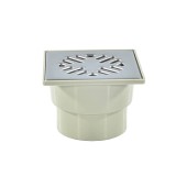 Трап ТП 50 вертикальный нерж 150*150(сухой затвор)