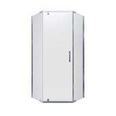 ТРИТОН Душевая кабина Дека-Хром 90*90*207,низ.пятиугол.подд,стекло ПРОЗРАЧНОЕ,профиль хром