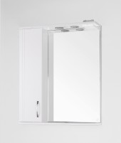 Зеркало-шкаф ПАНДА 65 ЛЕВ с подсветкой Зеркало-шкаф ПАНДА 65 ЛЕВ с подсветкой