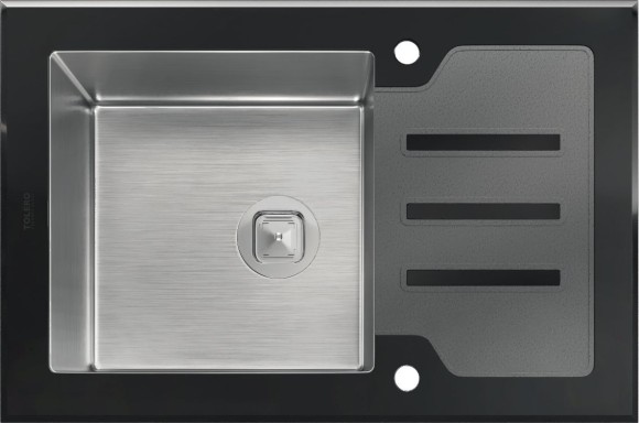 Мойка TOLERO TG-780 Чёрная 780*500мм