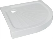 ДАНА Поддон акриловый 711 90*90 низкий,полукруглый (с дефектом)