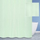 SAVOL Шторка S-01820G текстиль (180*200) Зеленая полоска SAVOL Шторка S-01820G текстиль (180*200) Зеленая полоска