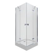 ТРИТОН Душевая кабина Дельта-Хром 90*90*207,низ.квадр.подд,стекло ПРОЗРАЧНОЕ,профиль хром