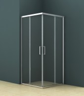 AZARIO SEATTLE AZ-131SA Душевое ограждение 80*80*195 хром, стекло прозрачное, 6мм AZARIO SEATTLE AZ-131SA Душевое ограждение 80*80*195 хром, стекло прозрачное, 6мм