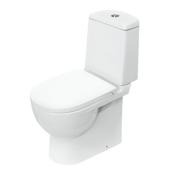 SANITA LUXE Унитаз-Компакт BEST(универсальный выпуск,2-реж.слив,сидение дюропласт,микролифт)