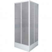 МЕТАКАМ Душевой угол 80х80 квадрат пластик без поддона МЕТАКАМ Душевой угол 80х80 квадрат пластик без поддона