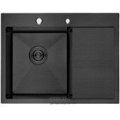 К35848B(L) GERHANS Мойка PVD графит кухонная премиум (580х480) К35848B(L) GERHANS Мойка PVD графит кухонная премиум (580х480)