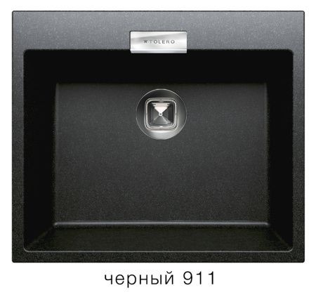 Мойка TOLERO TL-580 №911 (чёрный) 530*395мм