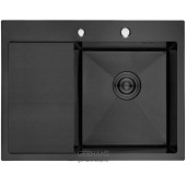 К35848B(R) GERHANS Мойка PVD графит кухонная премиум (580х480) К35848B(R) GERHANS Мойка PVD графит кухонная премиум (580х480)