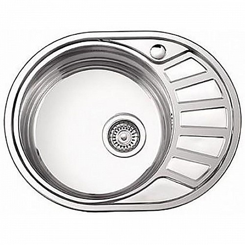 L 65745-6-R Мойка 57*45*18 ДЕКОР, 0,6мм (1390)