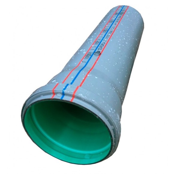 Труба кан.110*3м 2,7мм EUROPLAST
