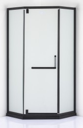 ДАНА Душ. огр. 1018/21 100*100*196,мат.стекло 6мм,трапеция,профиль черный (без поддона) ДАНА Душ. огр. 1018/21 100*100*196,мат.стекло 6мм,трапеция,профиль черный (без поддона)