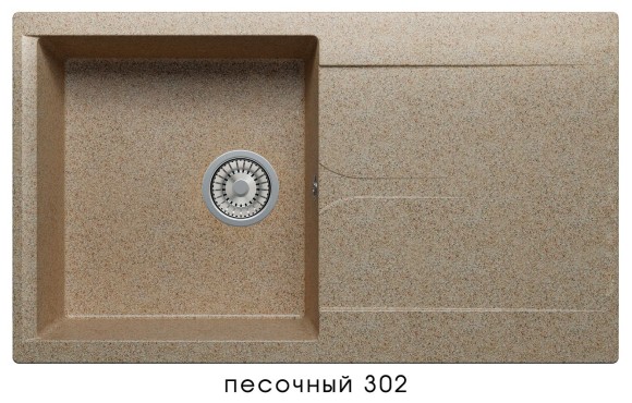 Мойка GALS-860 №302 (Песок) 860*500 мм.