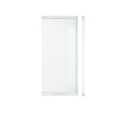 ТРИТОН Штора торцевая 70*148,стекло АКВА,профиль белый