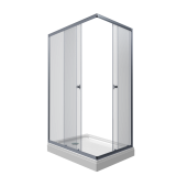 ТРИТОН Душевая кабина Вента-Хром 120*80*202,низ.прямоуг.подд,стекло ПРОЗРАЧНОЕ,профиль хром