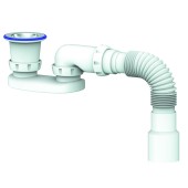 UNIKORN G22 Сифон д/низ.поддона с выпуском 1 1/2" и гибкий отвод d40/50 UNIKORN G22 Сифон д/низ.поддона с выпуском 1 1/2" и гибкий отвод d40/50