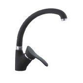 L4101F Cмеситель для кухни черный боковой