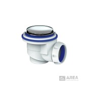 UNICORN G422E Сифон д/низ.поддона с латунным выпуском клик-клак высота 11см D65