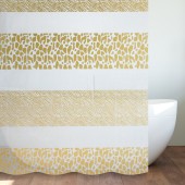 SAVOL Шторка S-8PEVA05 клеенка (180*180) Золотой рисунок SAVOL Шторка S-8PEVA05 клеенка (180*180) Золотой рисунок