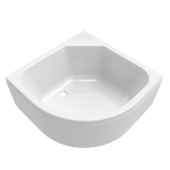 ТРИТОН Поддон акриловый 90*90 глубокий,полукруглый ( с сифоном)