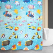 SAVOL Шторка S-8PEVA13 клеенка (180*180) Цветы SAVOL Шторка S-8PEVA13 клеенка (180*180) Цветы